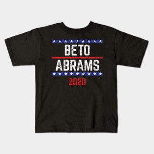 Beto O'Rourke and Stacey Abrams on the one ticket? Dare to dream. Presidential race 2020 Distressed text Kids T-Shirt